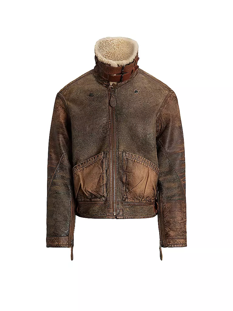 POLO RALPH LAUREN | Lederjacke | Marrón