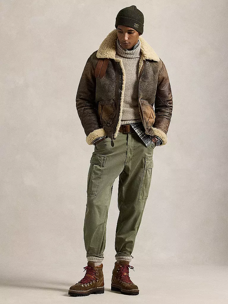 POLO RALPH LAUREN | Lederjacke | Marrón