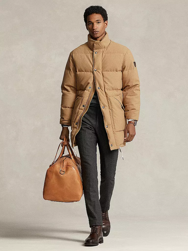 POLO RALPH LAUREN | Ledertasche - Weekender | Marrón claro