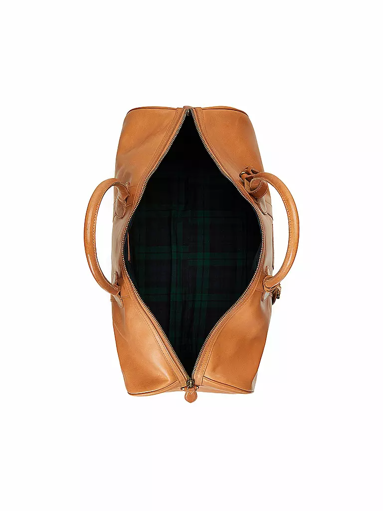 POLO RALPH LAUREN | Ledertasche - Weekender | Marrón claro