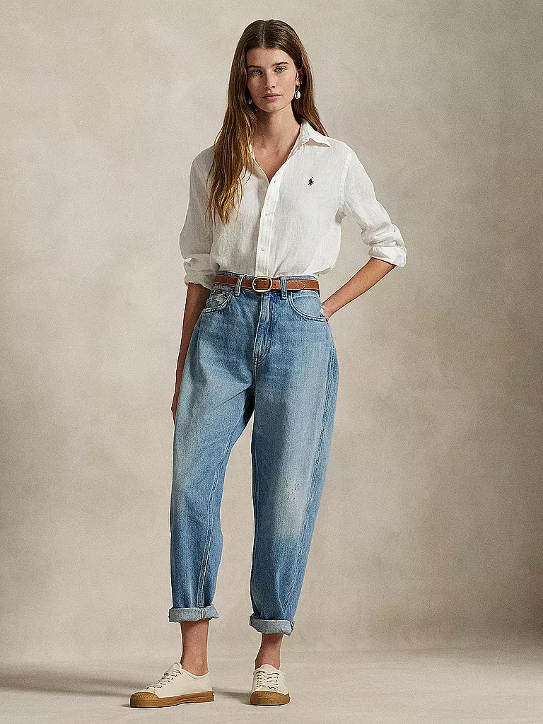 POLO RALPH LAUREN | Leinenbluse | Blanco