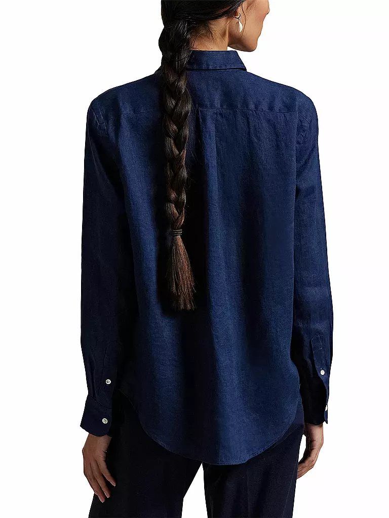 POLO RALPH LAUREN | Leinenbluse | Azul oscuro
