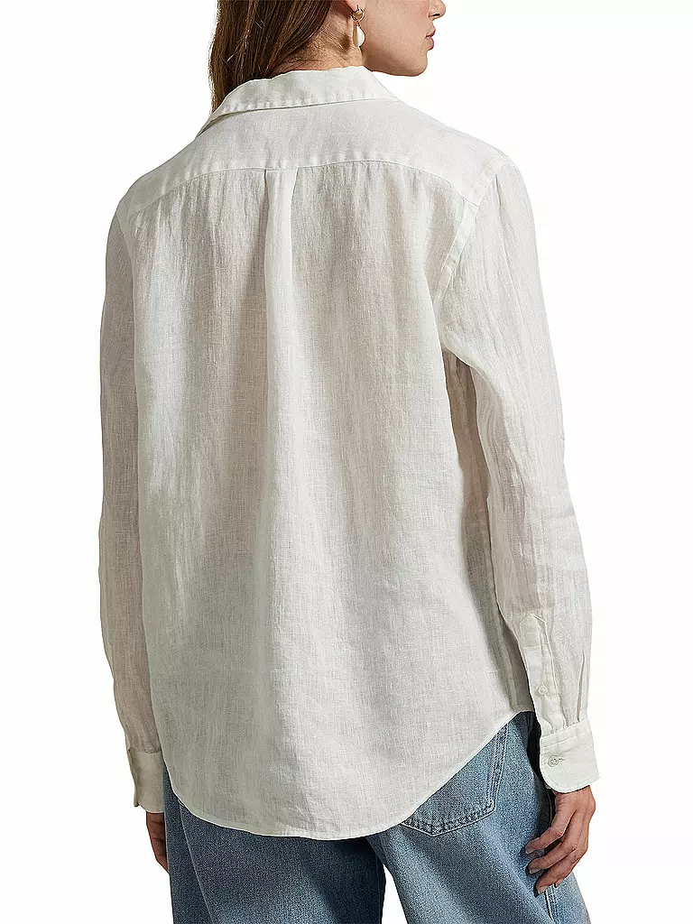 POLO RALPH LAUREN | Leinenbluse | Blanco