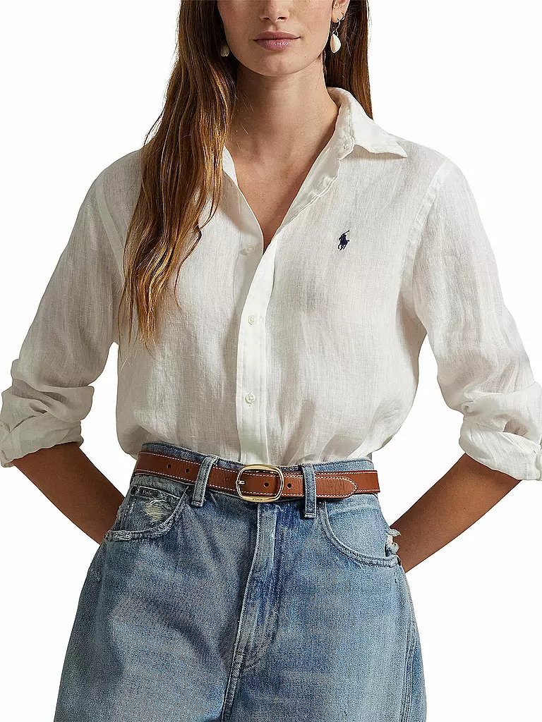 POLO RALPH LAUREN | Leinenbluse | Blanco