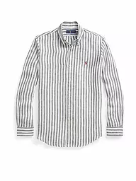 POLO RALPH LAUREN | Leinenhemd Custom Fit  | Oliva