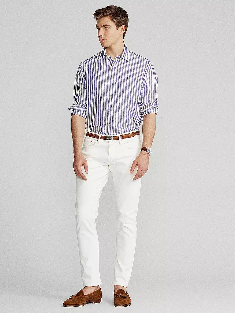 POLO RALPH LAUREN | Leinenhemd Custom Fit  | Azul