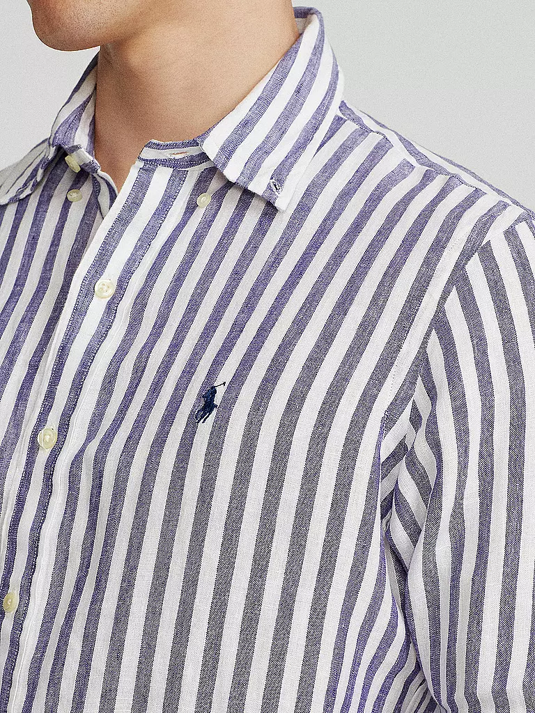 POLO RALPH LAUREN | Leinenhemd Custom Fit  | Azul