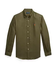 POLO RALPH LAUREN | Leinenhemd Custom Fit | Oliva