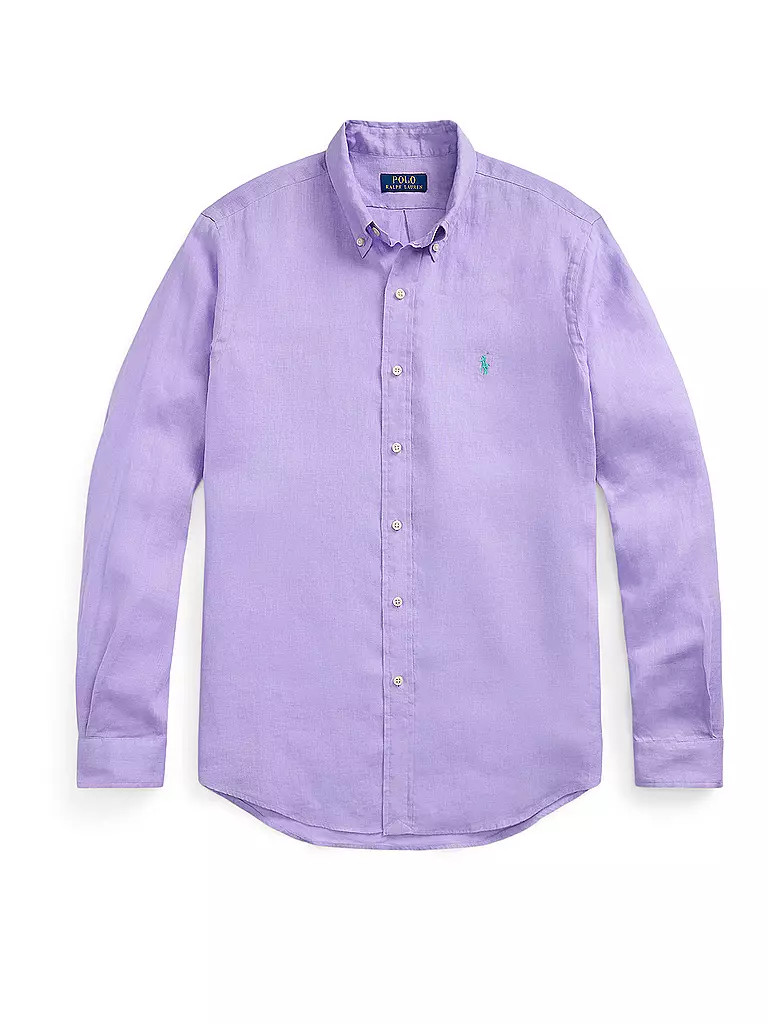 POLO RALPH LAUREN | Leinenhemd Custom Fit | Lila