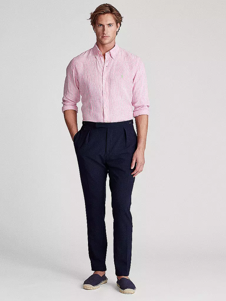 POLO RALPH LAUREN | Leinenhemd | Rosa