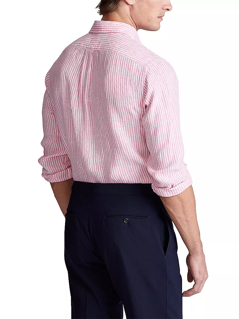 POLO RALPH LAUREN | Leinenhemd | Rosa