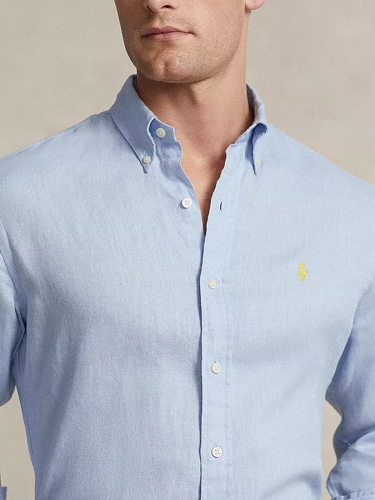 POLO RALPH LAUREN | Leinenhemd | Azul claro