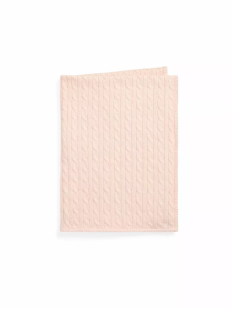 POLO RALPH LAUREN | Manta de punto para bebé | Rosa