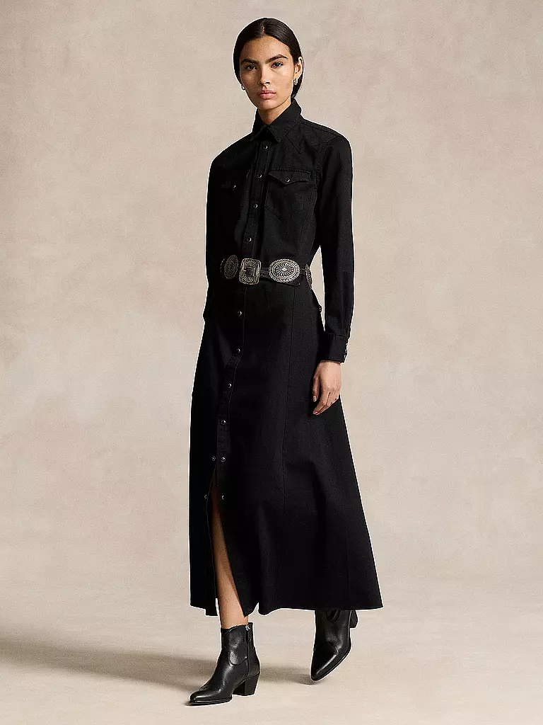 POLO RALPH LAUREN | Maxikleid | Negro