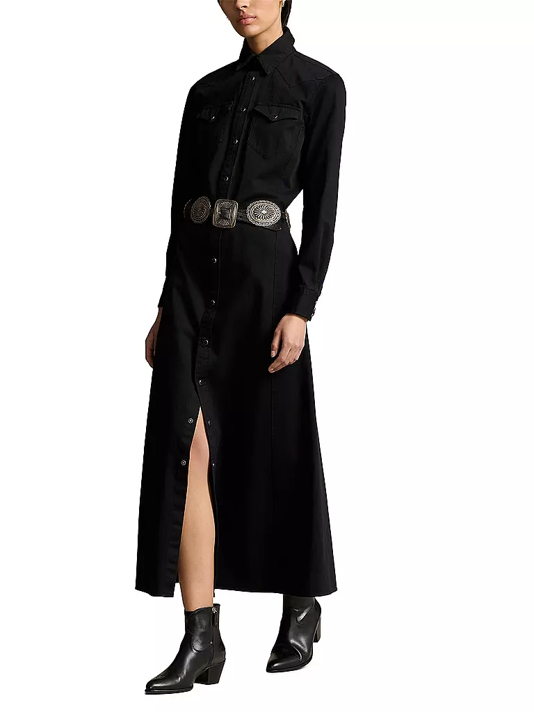 POLO RALPH LAUREN | Maxikleid | Negro