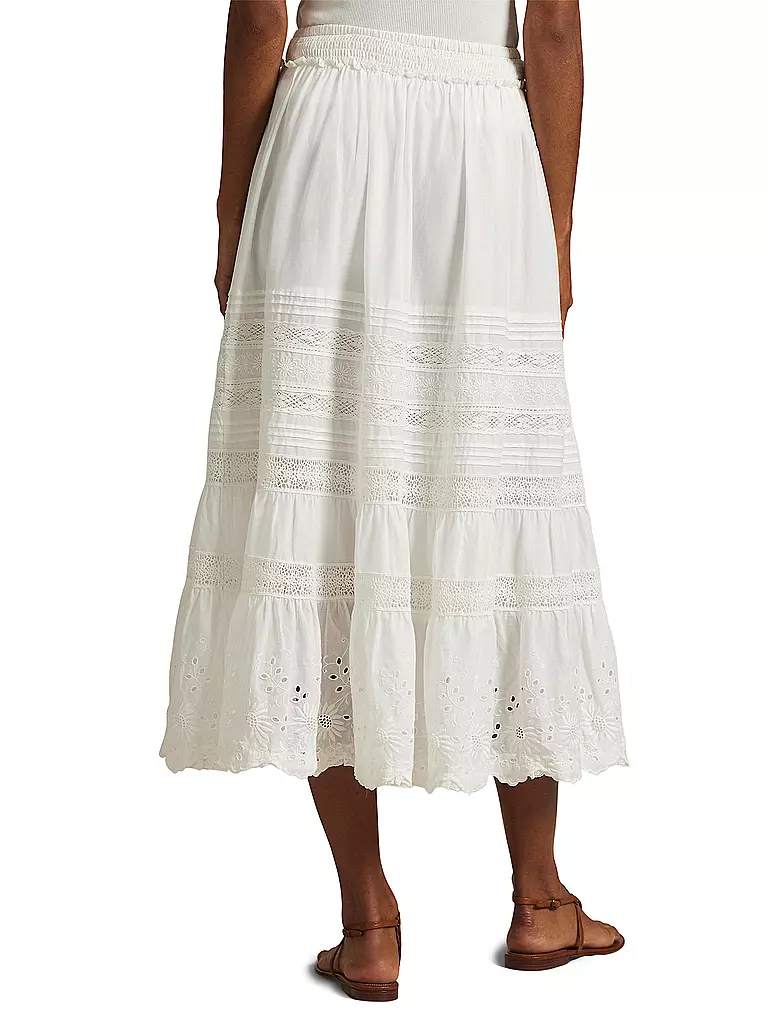 POLO RALPH LAUREN | Midi falda | Blanco