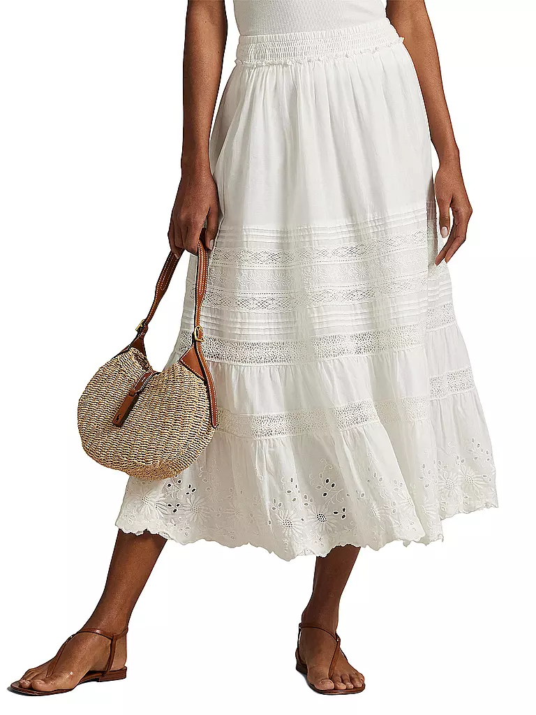POLO RALPH LAUREN | Midi falda | Blanco