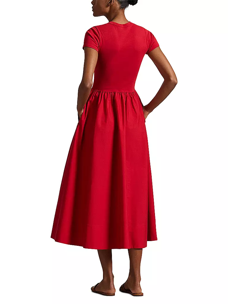 POLO RALPH LAUREN | Midikleid  | Rojo