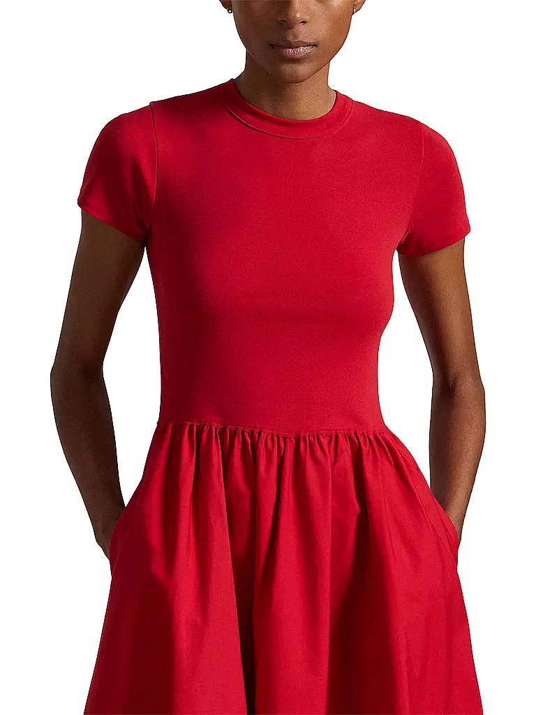POLO RALPH LAUREN | Midikleid  | Rojo