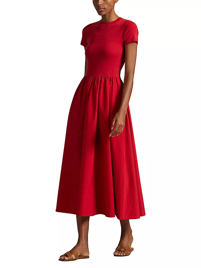 POLO RALPH LAUREN | Midikleid  | Rojo