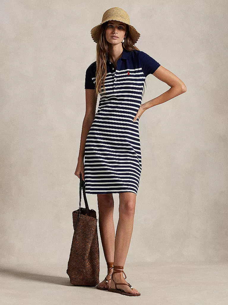 POLO RALPH LAUREN | Midikleid | Azul oscuro