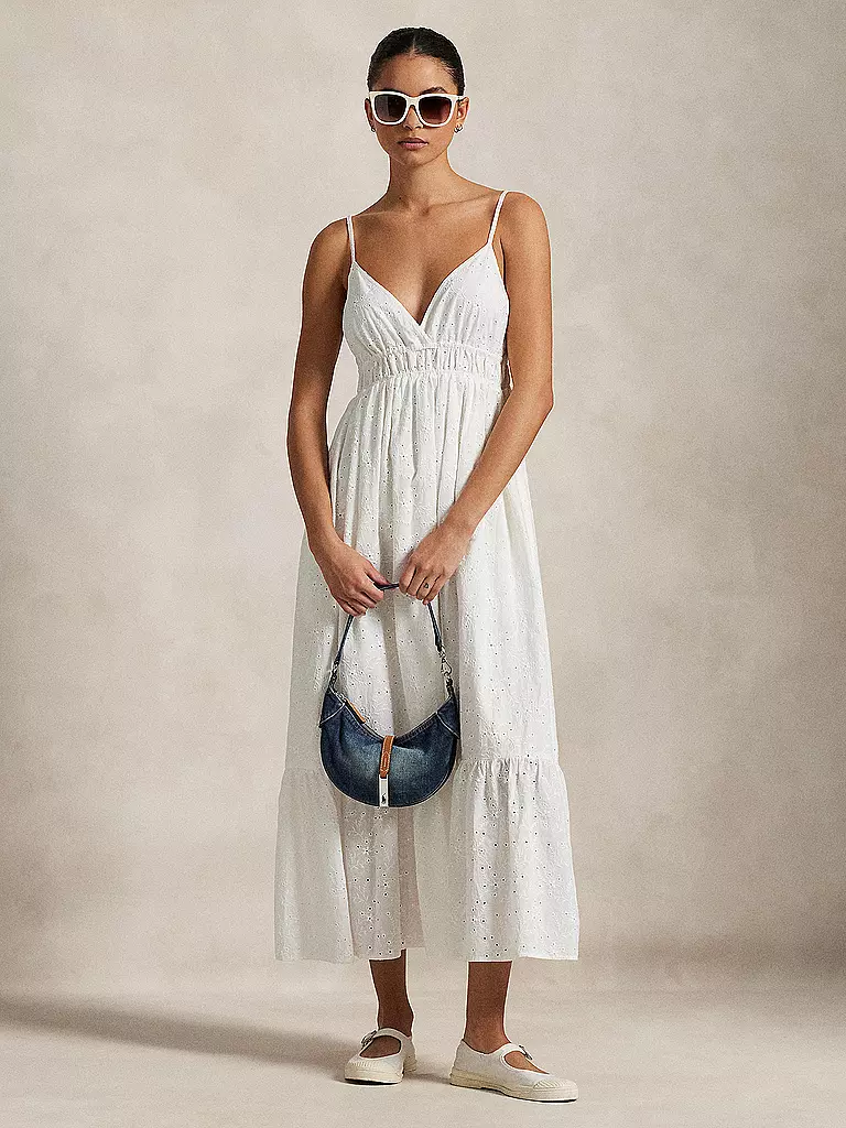 POLO RALPH LAUREN | Midikleid | Blanco