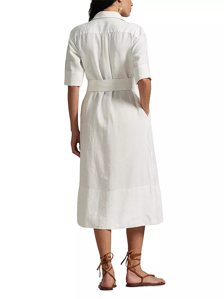 POLO RALPH LAUREN | Midikleid | Blanco