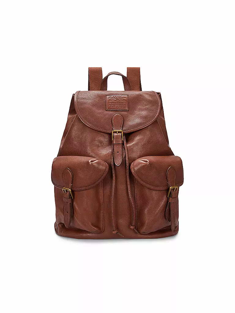 POLO RALPH LAUREN | Mochila de cuero | Marrón