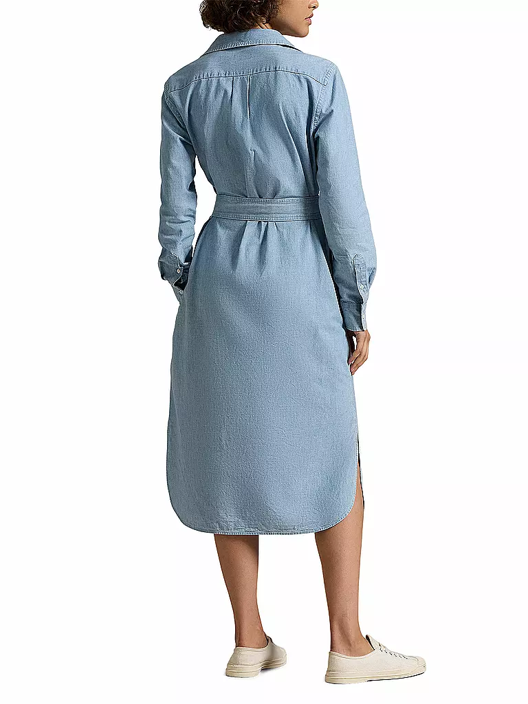 POLO RALPH LAUREN | Nombre del producto: Midikleid
Marke: POLO RALPH LAUREN
Farbe: blau
Categorías: Moda,Damen

Ärmellänge: Manga larga
Material: Algodón
Kragenform: Cuello camisero
Musterung: Liso
Passform (Oberbekleidung): Regular
Style & Anlass: Ocio
Stil: Casual
Deta | 