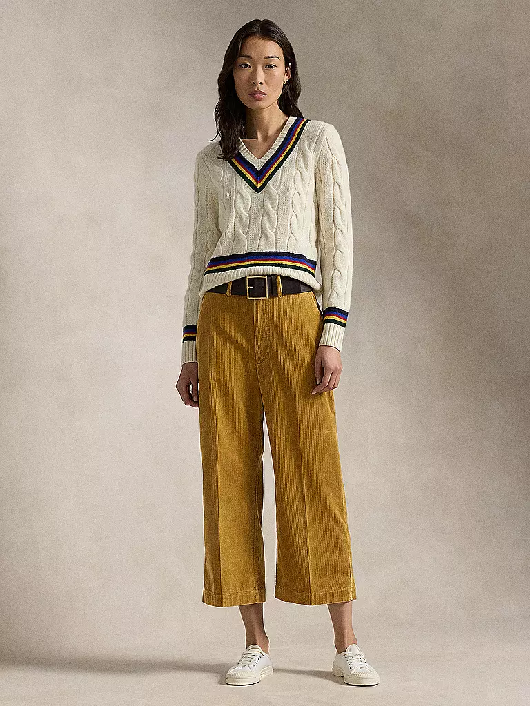 POLO RALPH LAUREN | Pantalón de pana 7/8 | Beige