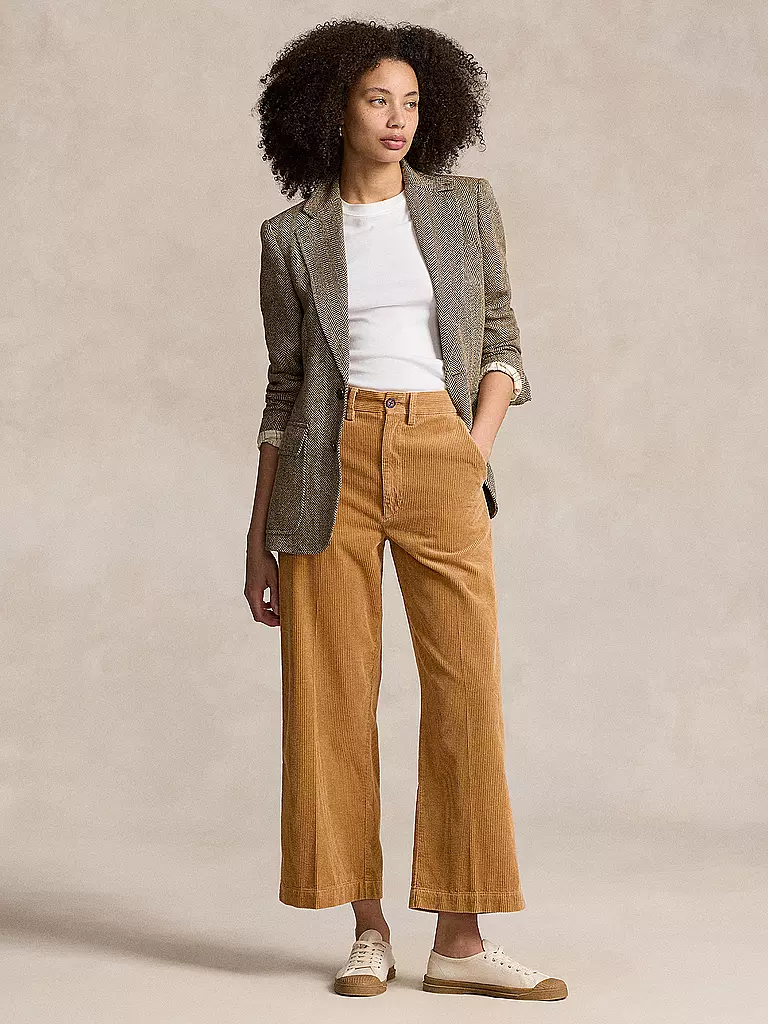 POLO RALPH LAUREN | Pantalón de pana 7/8 | Marrón claro