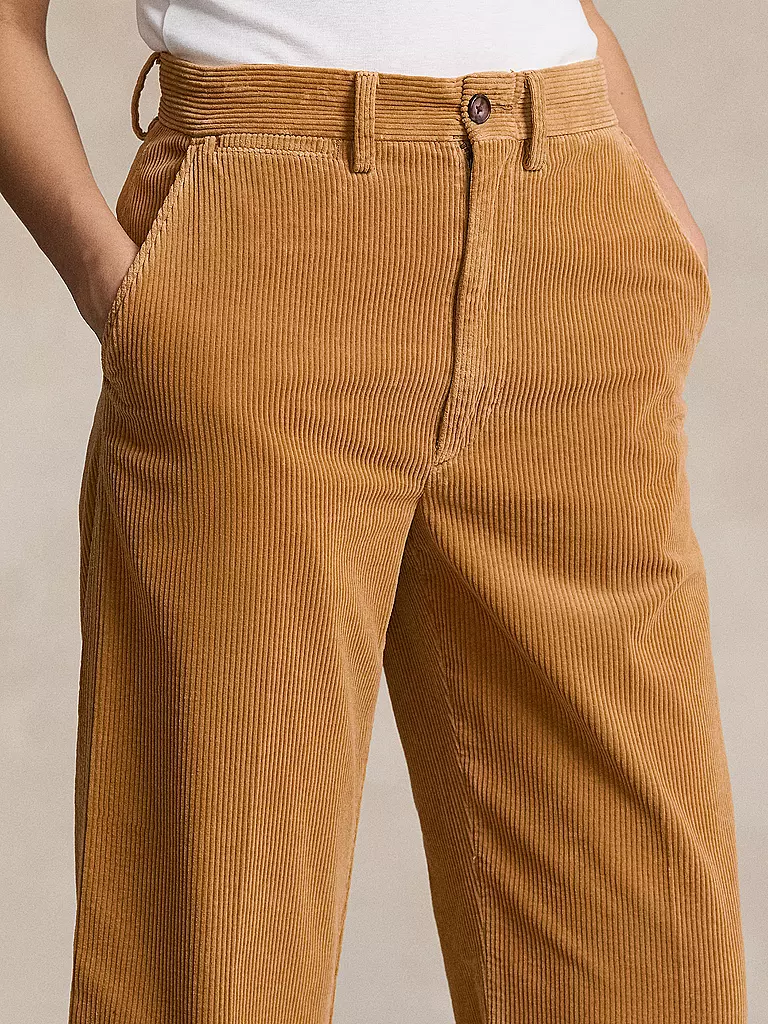 POLO RALPH LAUREN | Pantalón de pana 7/8 | Marrón claro