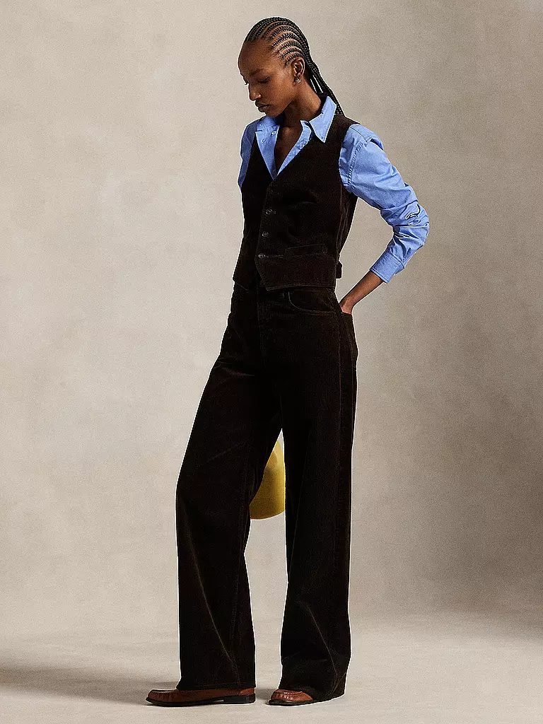 POLO RALPH LAUREN | Pantalón de pana acampanado | Marrón