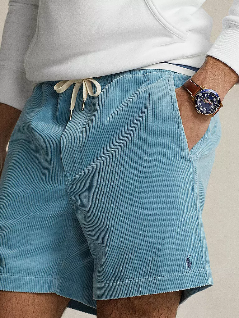 POLO RALPH LAUREN | Pantalones cortos de pana | Azul claro