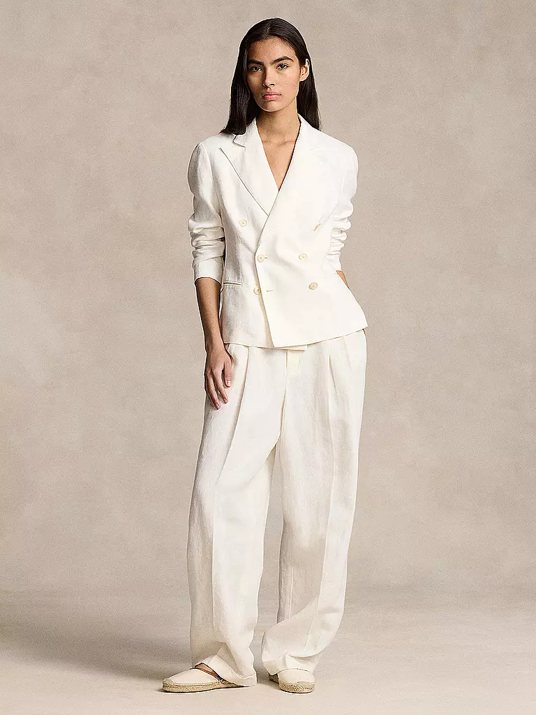 POLO RALPH LAUREN | Pantalones de lino | Blanco