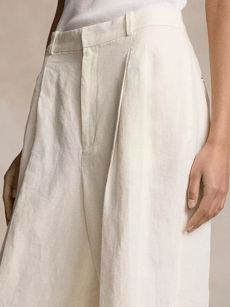 POLO RALPH LAUREN | Pantalones de lino | Blanco