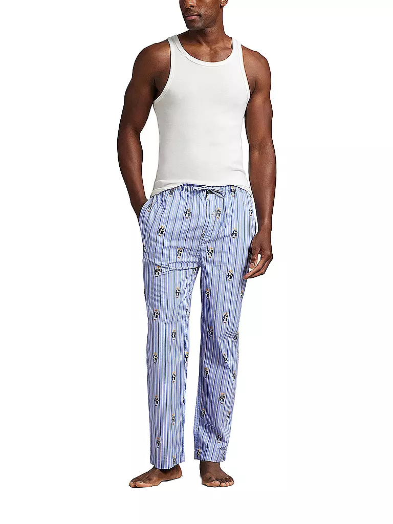 POLO RALPH LAUREN | Pantalones de pijama

Produktname: Pyjamahose
Marke: POLO RALPH LAUREN
Farbe: blau
Kategorien: Mode,Herren

Material: Baumwolle
Musterung: Print
Länge (Hosen/Jeans): Lang
Stil: Casual
Details: Logo,Eingrifftaschen,Tunnelzug | Azul