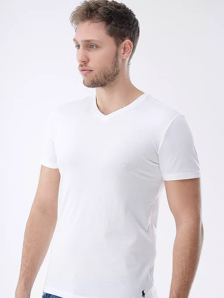 POLO RALPH LAUREN | Paquete de 3 camisetas blanco | Blanco