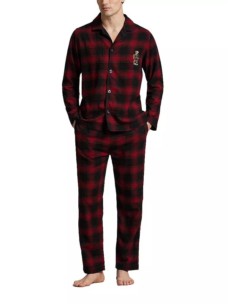POLO RALPH LAUREN | Pijama | Rojo oscuro