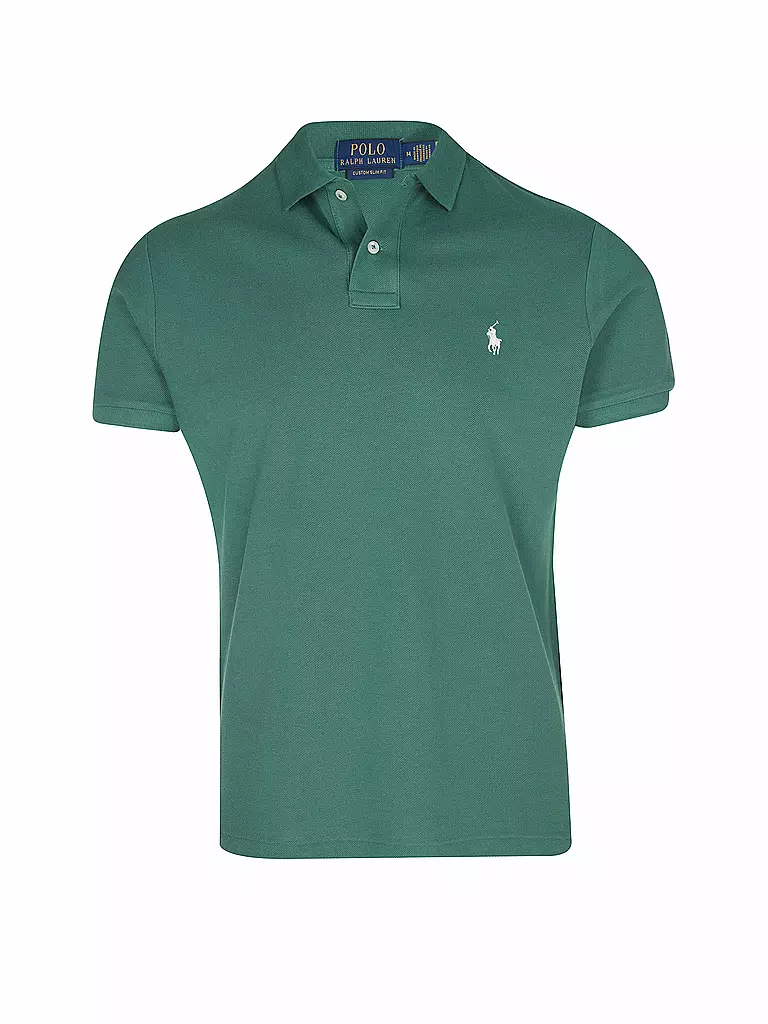 POLO RALPH LAUREN | Polo Custom Slim Fit | Verde oscuro