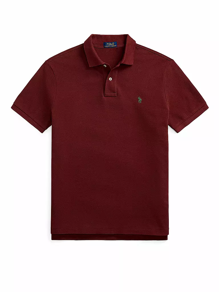 POLO RALPH LAUREN | Polo Custom Slim Fit | Rojo oscuro