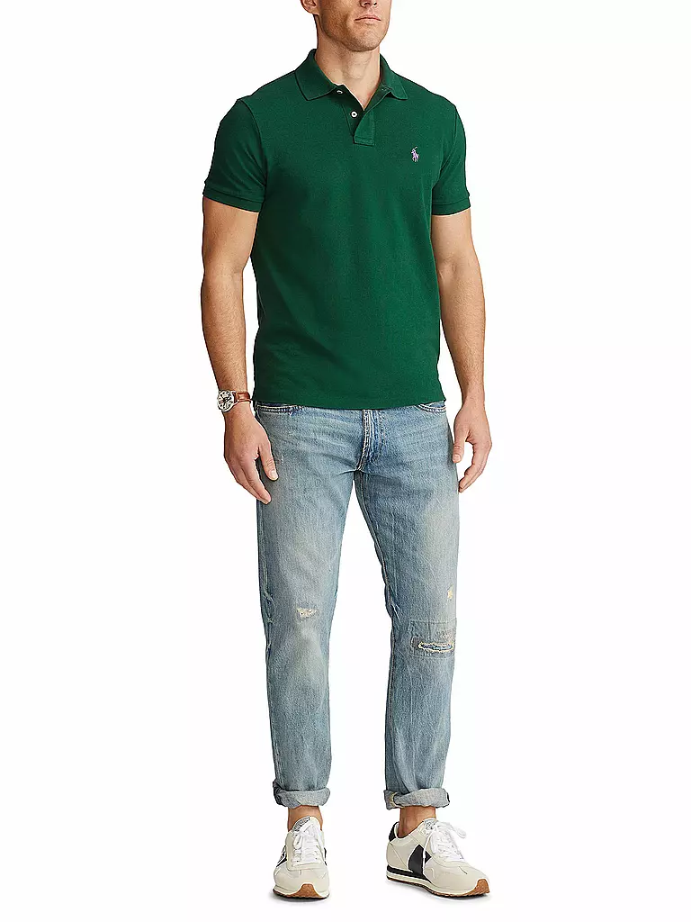 POLO RALPH LAUREN | Polo Custom Slim Fit | Verde oscuro