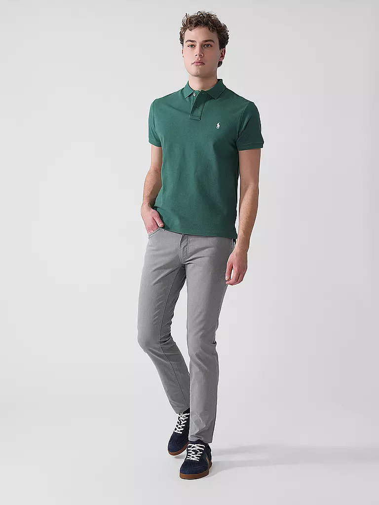 POLO RALPH LAUREN | Polo Custom Slim Fit | Verde oscuro