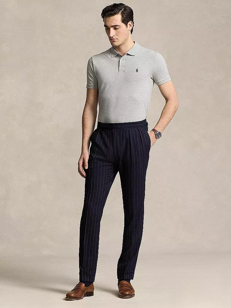 POLO RALPH LAUREN | Polo Custom Slim Fit | Gris claro