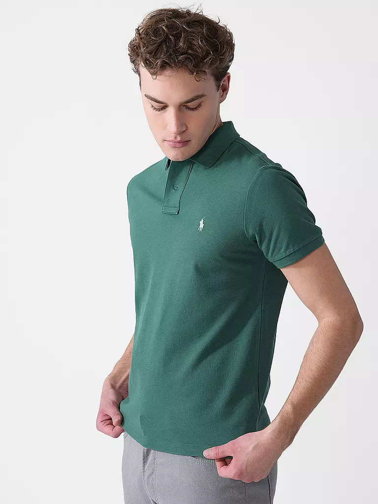 POLO RALPH LAUREN | Polo Custom Slim Fit | Verde oscuro