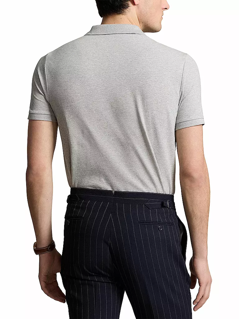 POLO RALPH LAUREN | Polo Custom Slim Fit | Gris claro