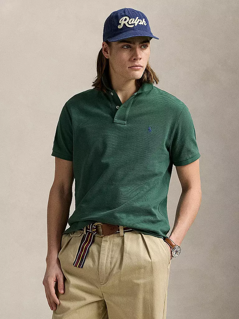 POLO RALPH LAUREN | Polo Custom Slim Fit | Verde oscuro