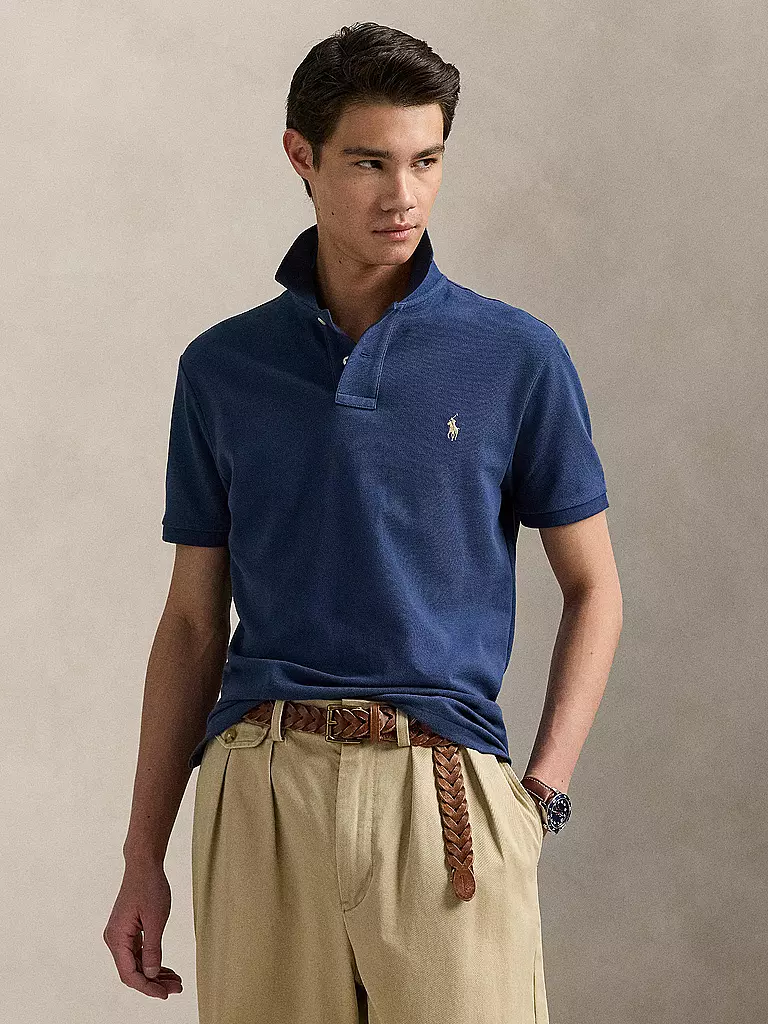 POLO RALPH LAUREN | Polo Custom Slim Fit | Azul oscuro