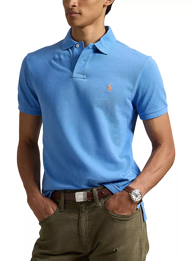 POLO RALPH LAUREN | Polo Custom Slim Fit | Azul claro