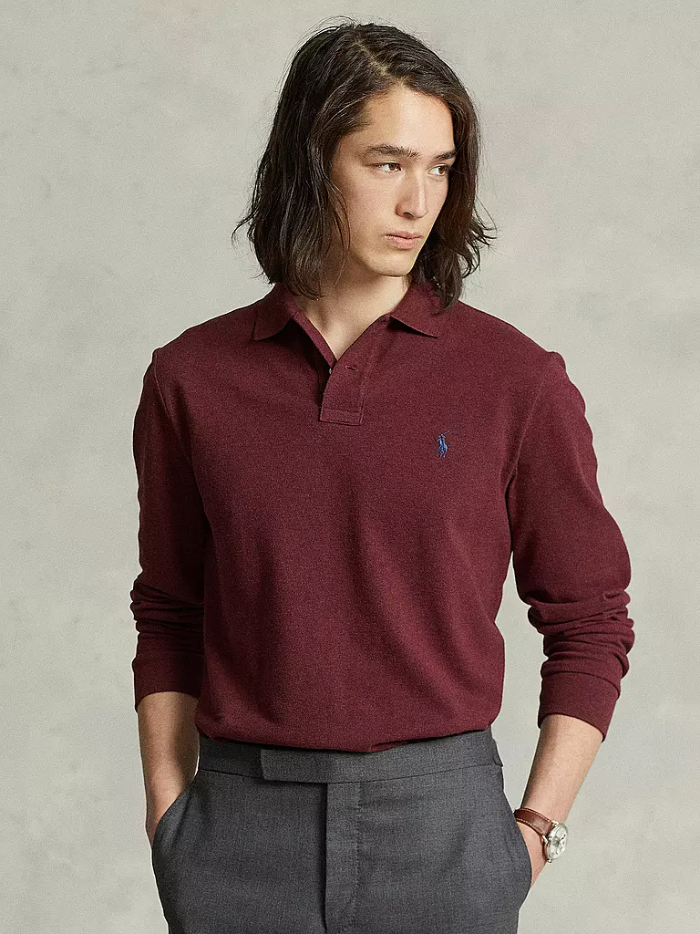 POLO RALPH LAUREN | Polo Custom Slim Fit | dunkelrot
